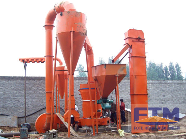 powder grinding plant