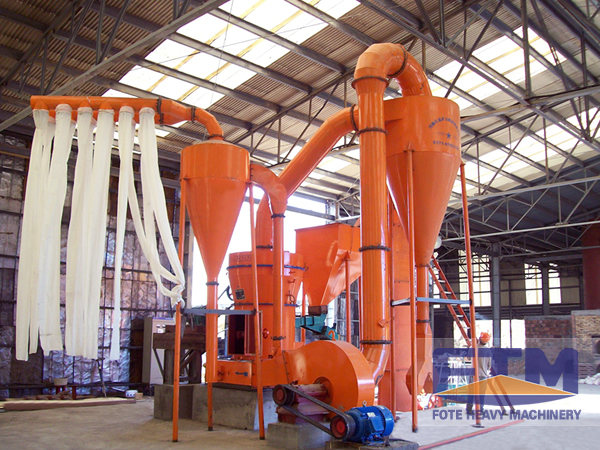powder grinding plant
