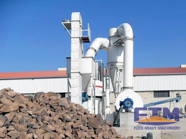 powder grinding plant