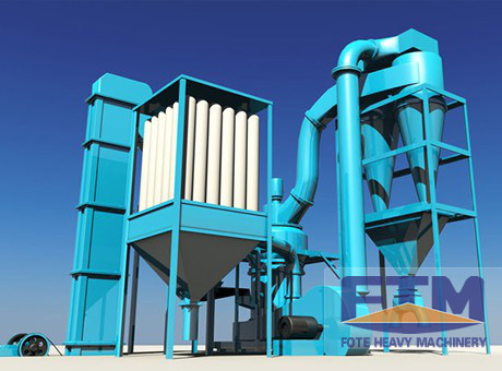 powder grinding plant