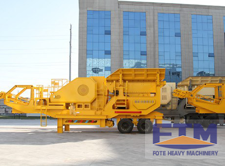 mobile crushing plant