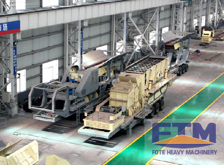 mobile crushing plant