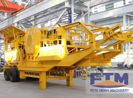 mobile crushing plant