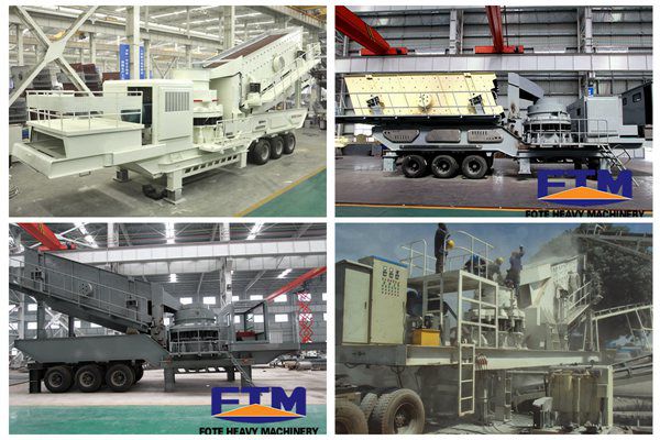 mobile crushing plant 